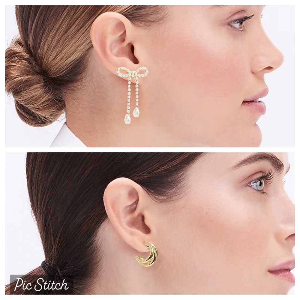 J. Crew never worn earrings bundle